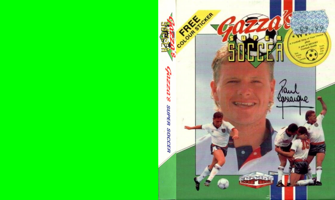 Gazza's Super Soccer — box-texture (EU)