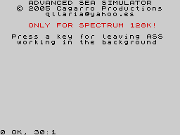 Advanced Sea Simulator — ss (WOR)