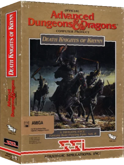 Advanced Dungeons & Dragons - Death Knights of Krynn - A DragonLance Fantasy Role-Playing Epic, Vol.II — box-3D (US)