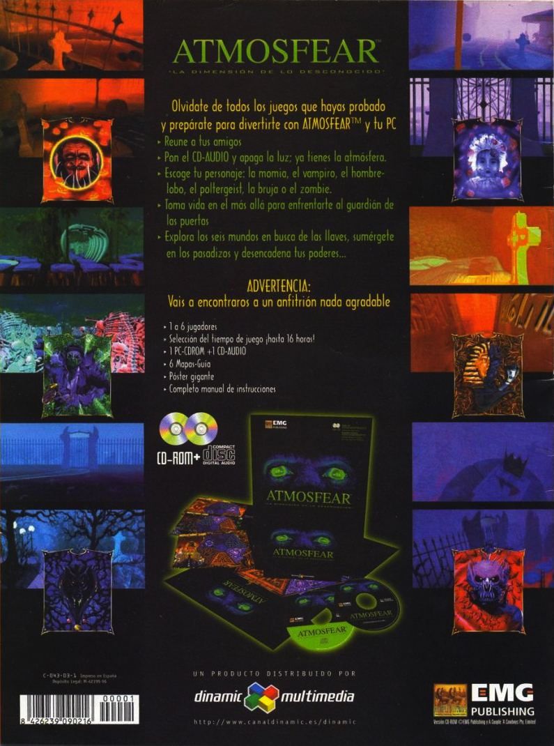 Atmosfear: The Third Dimension — box-2D-back (SP)