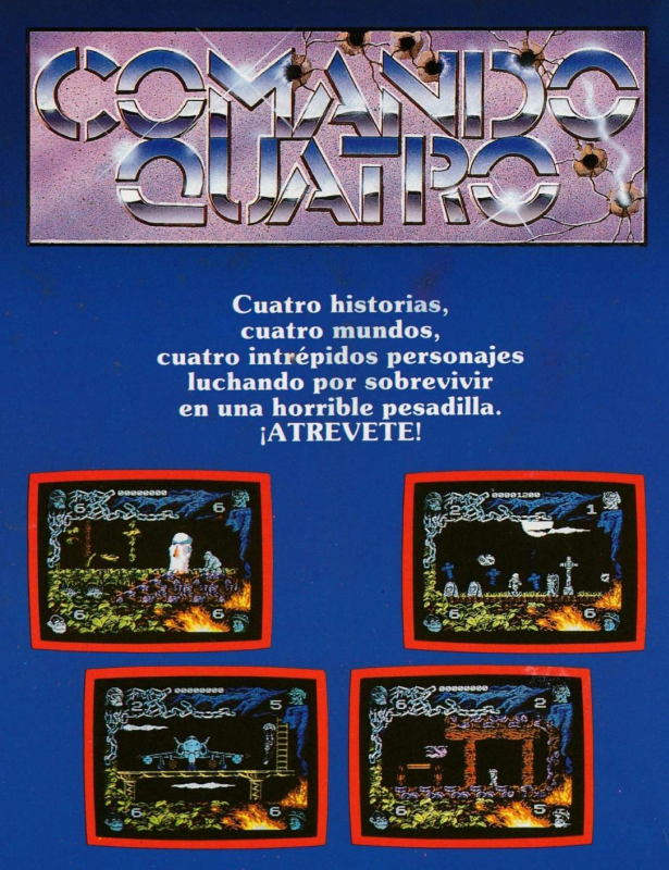 Comando Quatro — box-2D-back (SP)