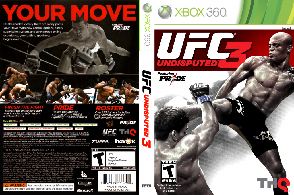 UFC Undisputed 3 — box-texture (US)