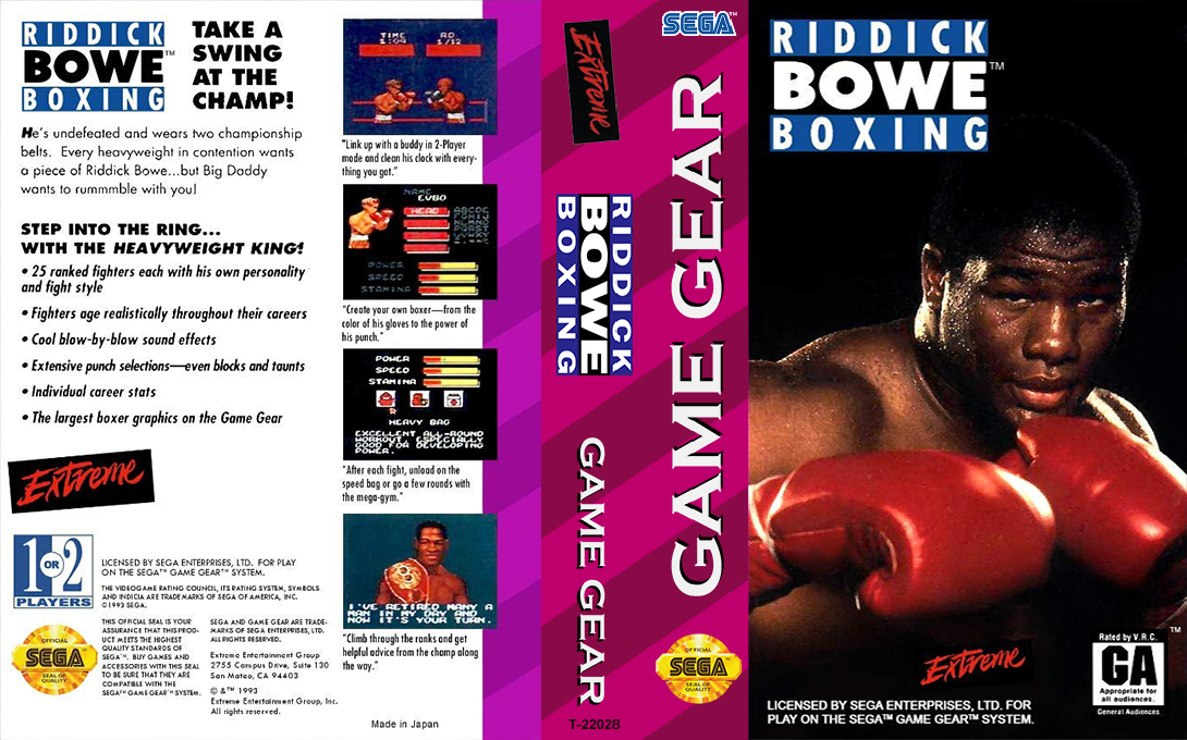 Riddick Bowe Boxing — box-texture (US)