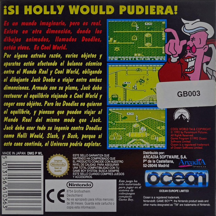 Cool World — box-2D-back (SP)