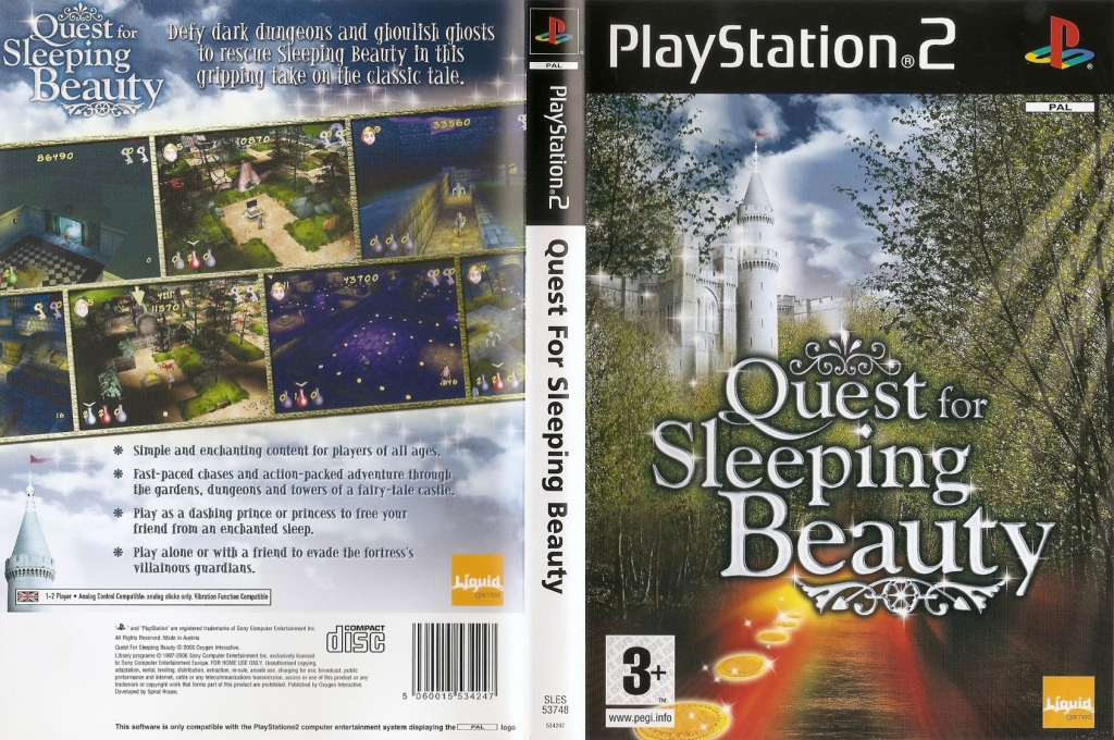 Quest for Sleeping Beauty — box-texture (EU)