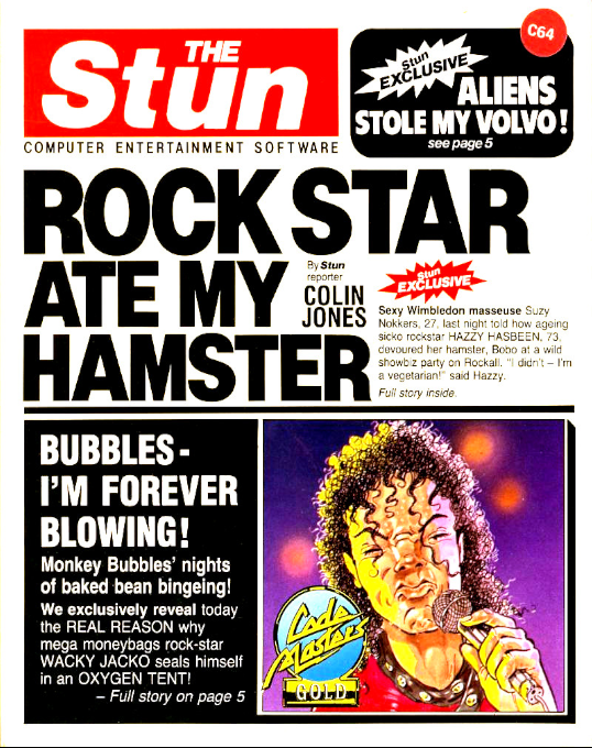 Rock Star Ate My Hamster box art