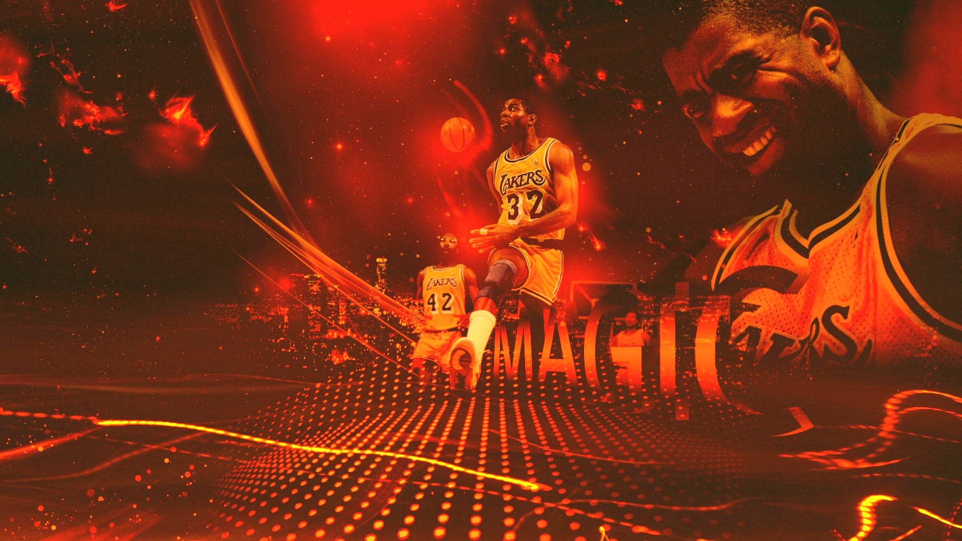 Magic Johnson's Basketball — fanart