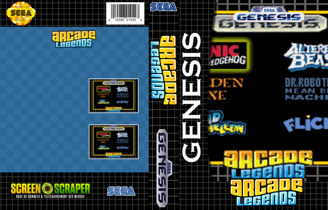 Arcade Legends Sega Mega Drive — box-texture (SS)