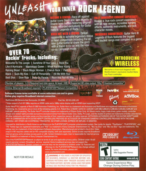 Guitar Hero III - Legends of Rock — box-2D-back (US)