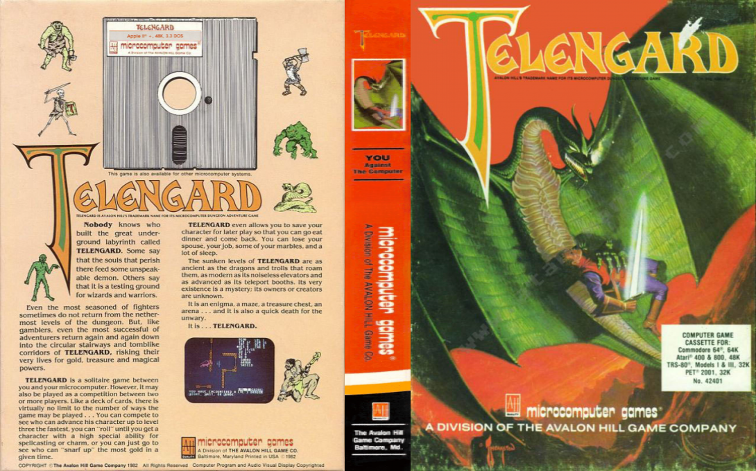Telengard — box-texture (US)