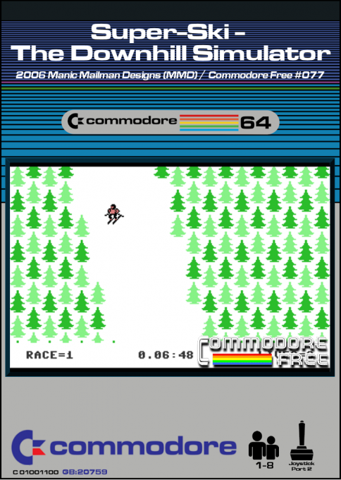 Super-Ski : The Downhill Simulator box art
