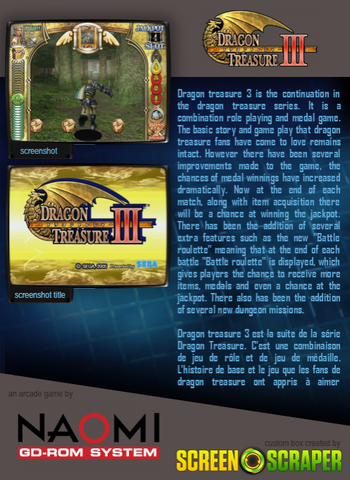 Dragon Treasure III — box-2D-back (SS)