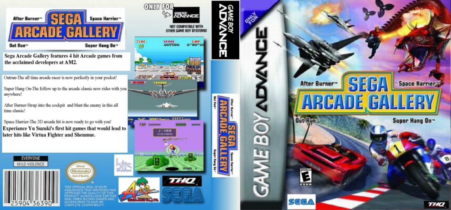 Sega Arcade Gallery — box-texture (US)