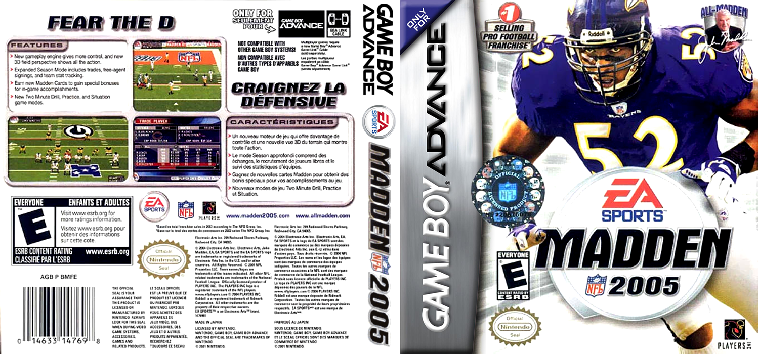 Madden NFL 2005 — box-texture (US)