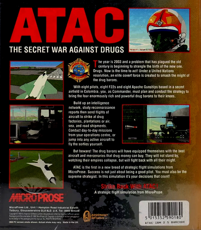Atac - The Secret War Against Drugs — box-2D-back (EU)