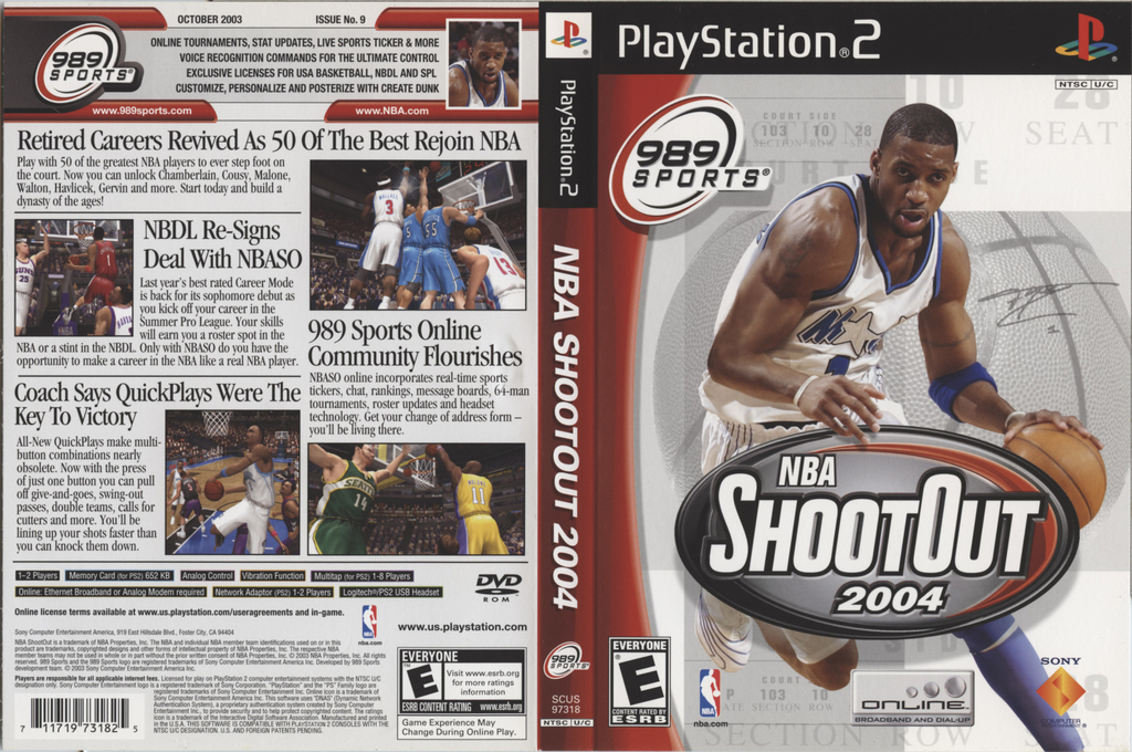 NBA ShootOut 2004 — box-texture (US)