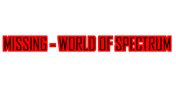 Missing - World of Spectrum — wheel-hd (SS)