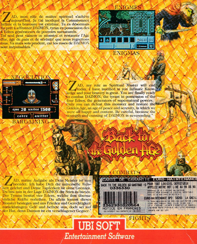 Back To The Golden Age — box-2D-back (EU)