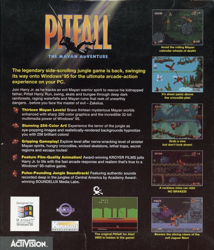 Pitfall: The Mayan Adventure — box-2D-back (US)