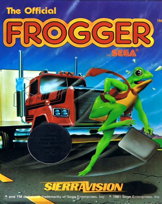 Official Frogger, The box art