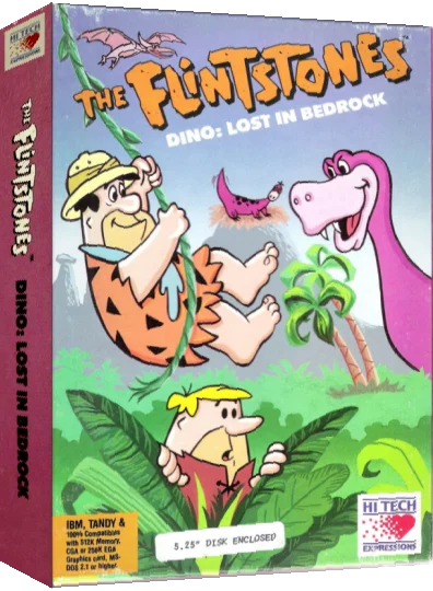 Flintstones, The - Dino - Lost In Bedrock — box-3D (US)