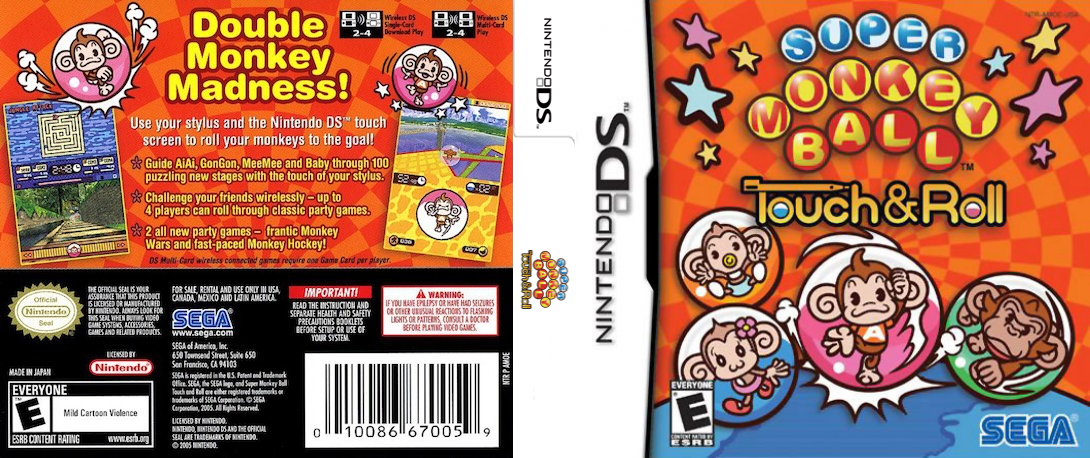 Super Monkey Ball DS — box-texture (US)