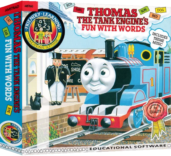 Thomas The Tank Engine's Fun With Words — box-3D (EU)