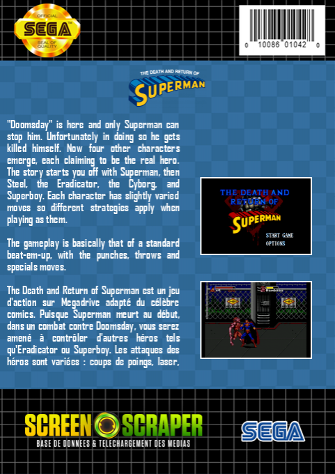 Death And Return Of Superman, The — box-2D-back (SS)