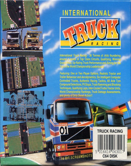 International Truck Racing — box-2D-back (WOR)