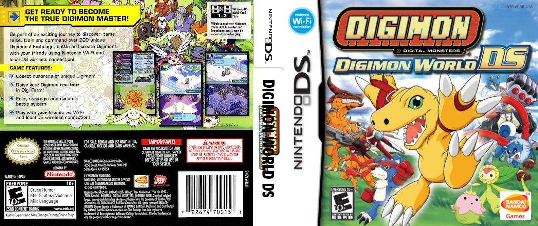 Digimon World DS — box-texture (US)