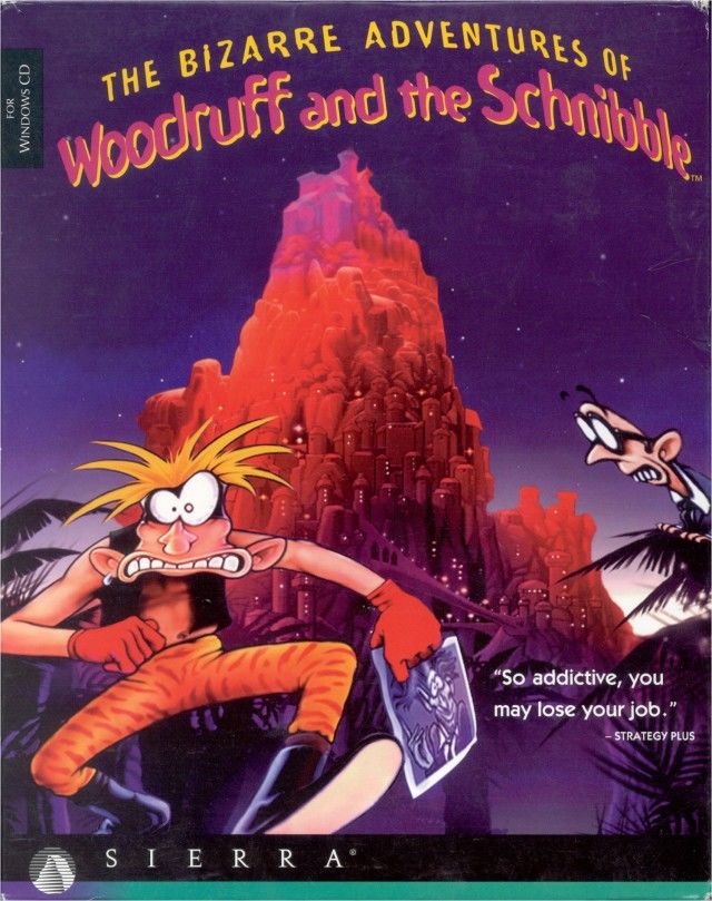 The Bizarre Adventures of Woodruff and the Schnibble box art