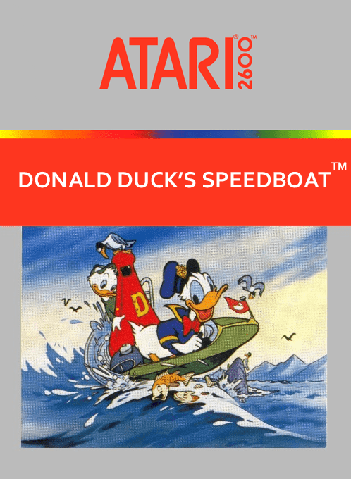Donald Duck's Speedboat — box-2D (CUS)