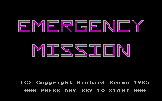 Emergency Mission box art