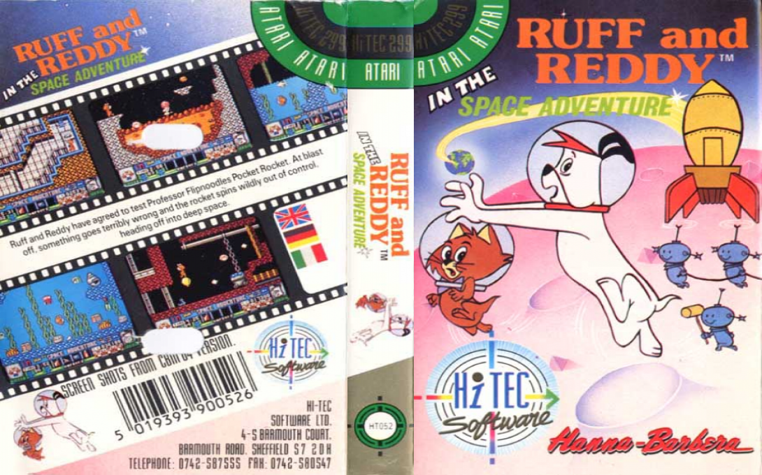 Ruff and Reddy in the Space Adventure — box-texture (EU)