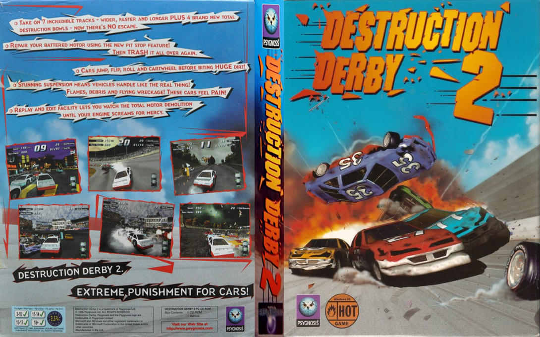 Destruction Derby 2 — box-texture (EU)