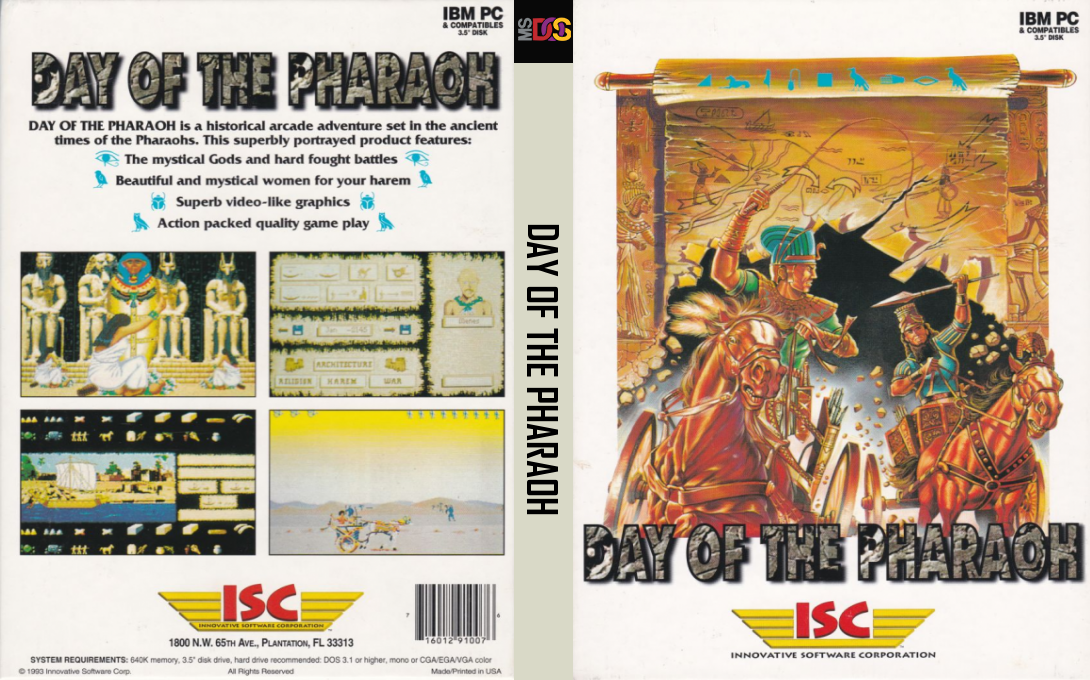 Day Of The Pharaoh — box-texture (US)