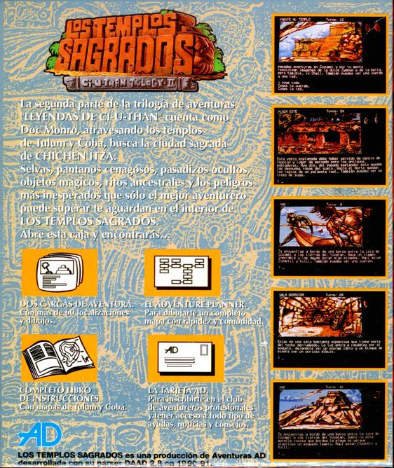 Templos Sagrados, Los — box-2D-back (SP)