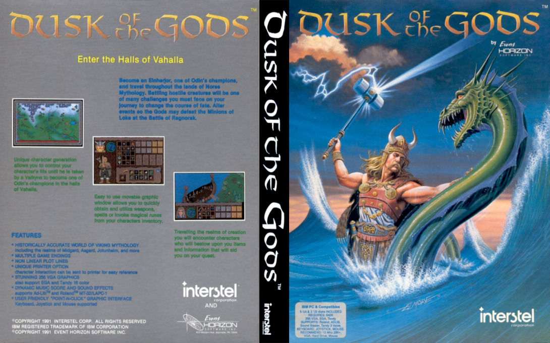 Dusk Of The Gods — box-texture (US)