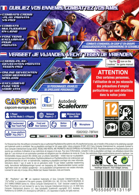 Street Fighter X Tekken — box-2D-back (EU)