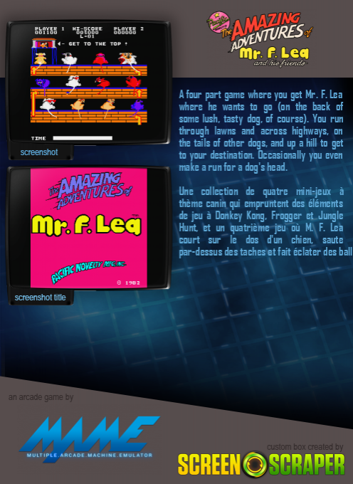 Amazing Adventures Of Mr. F. Lea, The — box-2D-back (SS)