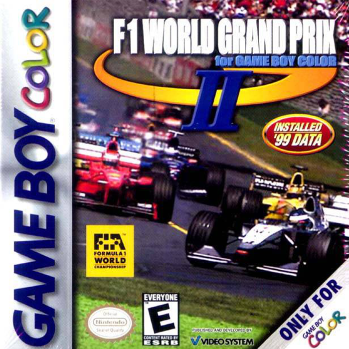 F1 World Grand Prix II for Game Boy Color box art