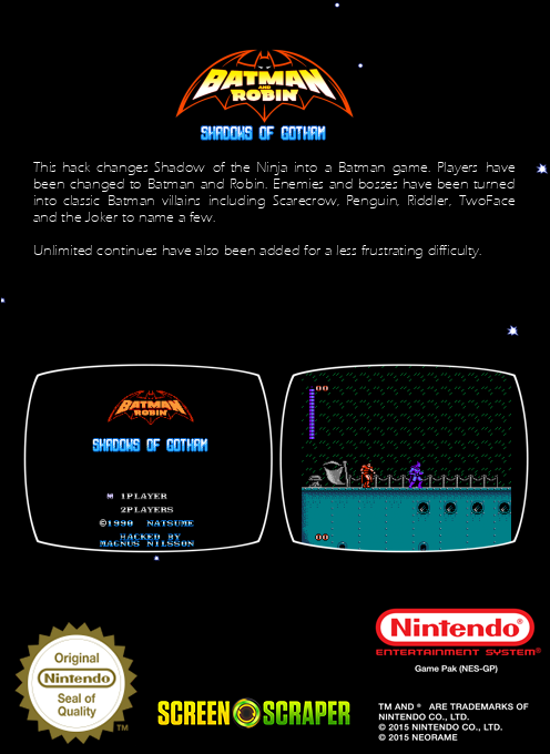 Batman : Shadows of Gotham — box-2D-back (SS)