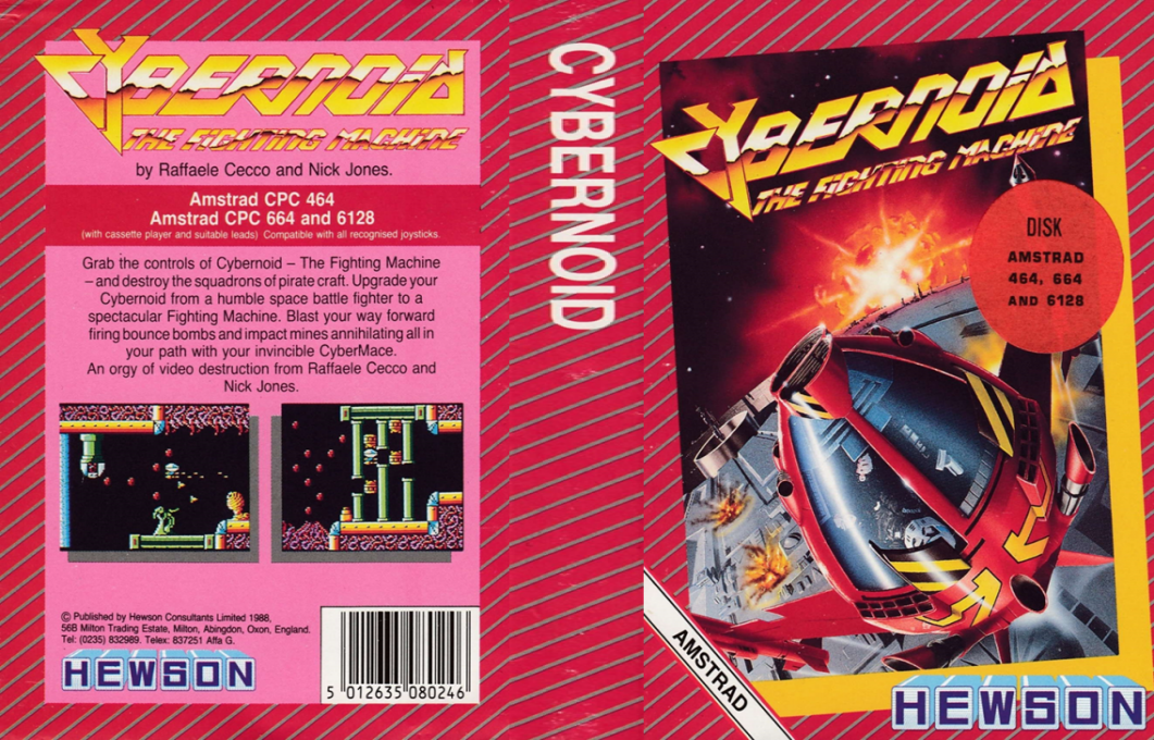 Cybernoid - The Fighting Machine — box-texture (EU)