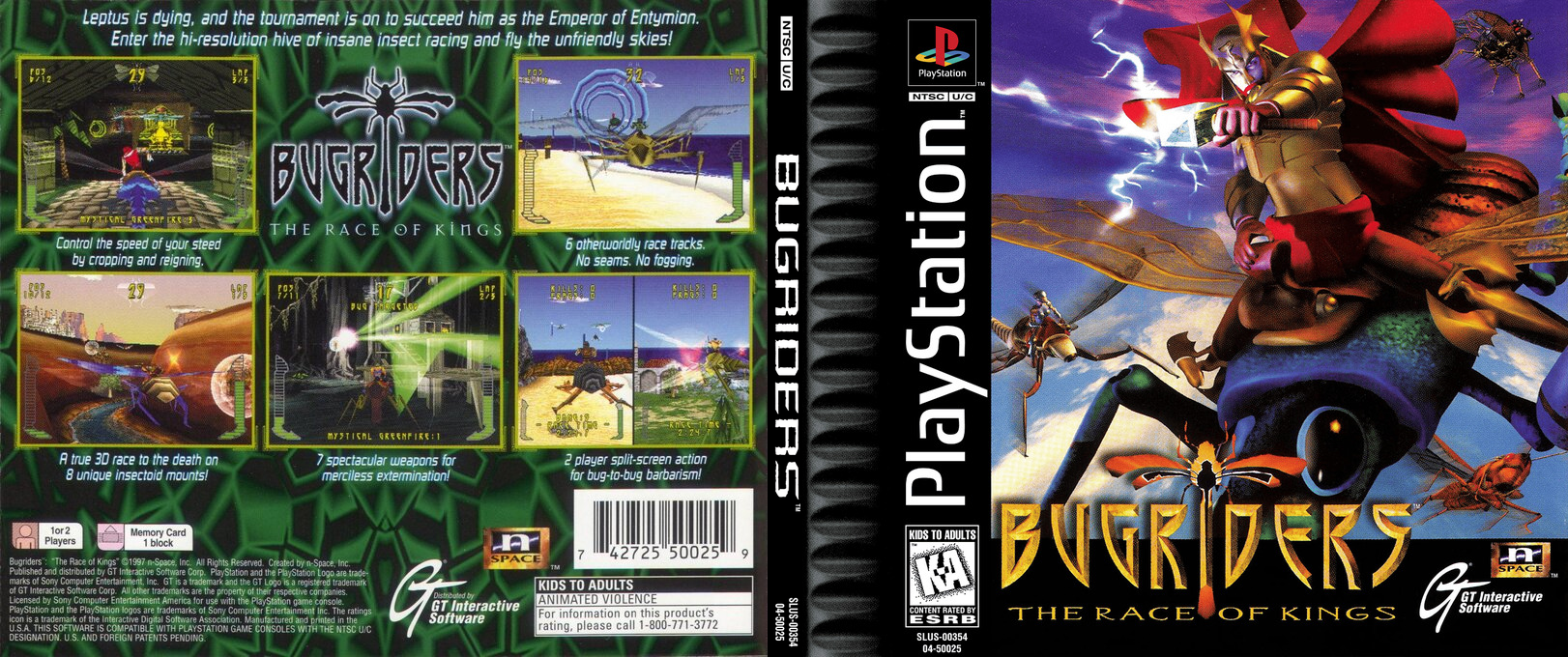 Bugriders - The Race Of Kings — box-texture (US)