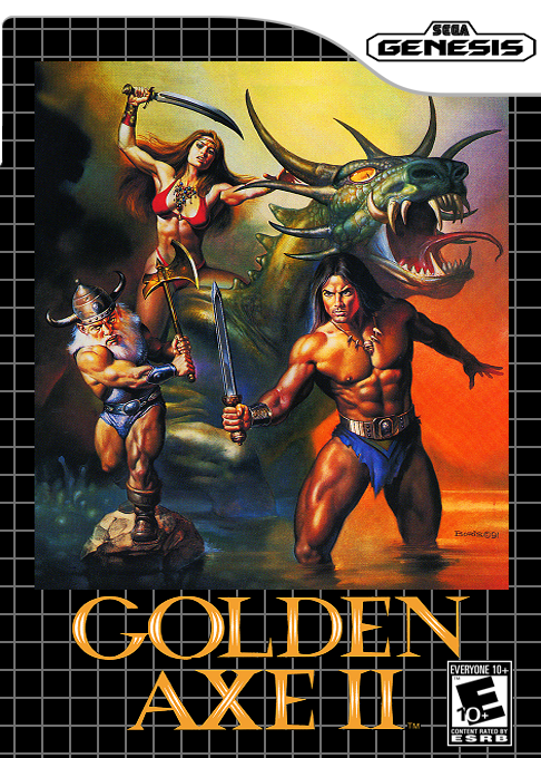 Golden Axe 2 box art