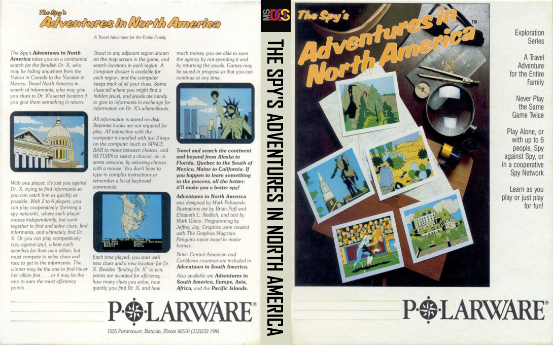 Spy's Adventures In North America, The — box-texture (US)