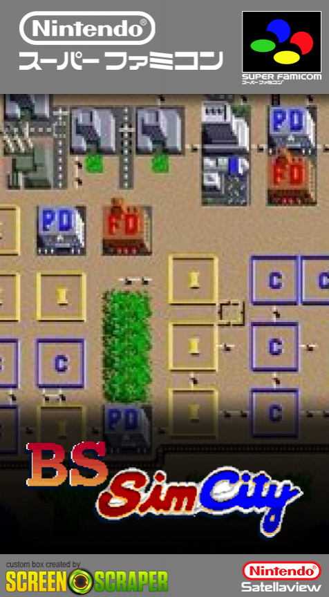 BS Sim City: Machi Tsukuri Taikai box art