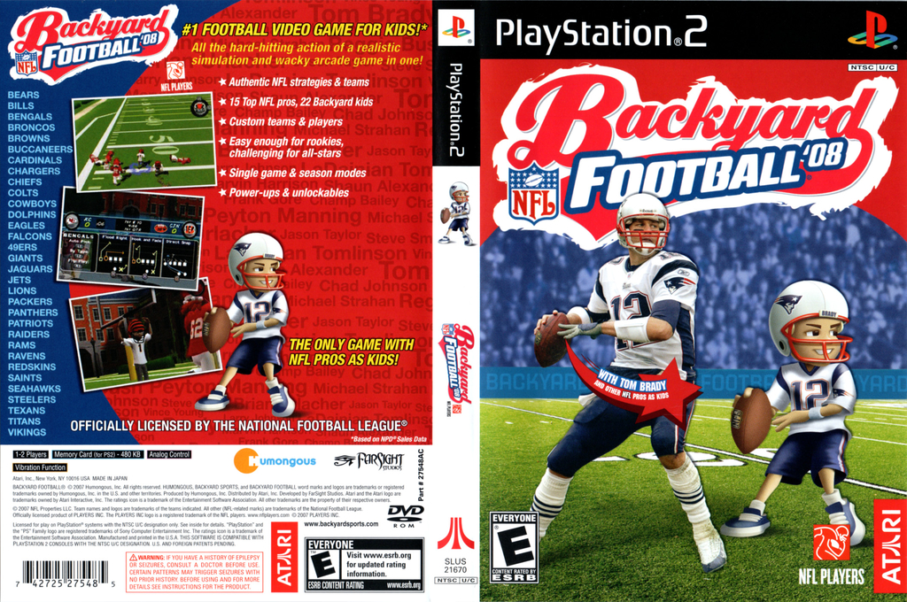Backyard Football '08 — box-texture (US)