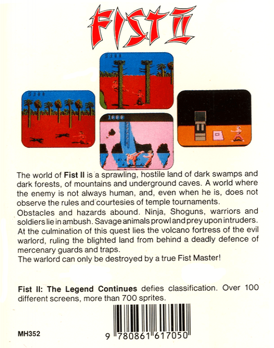 Fist 2 - The Legend Continues — box-2D-back (EU)