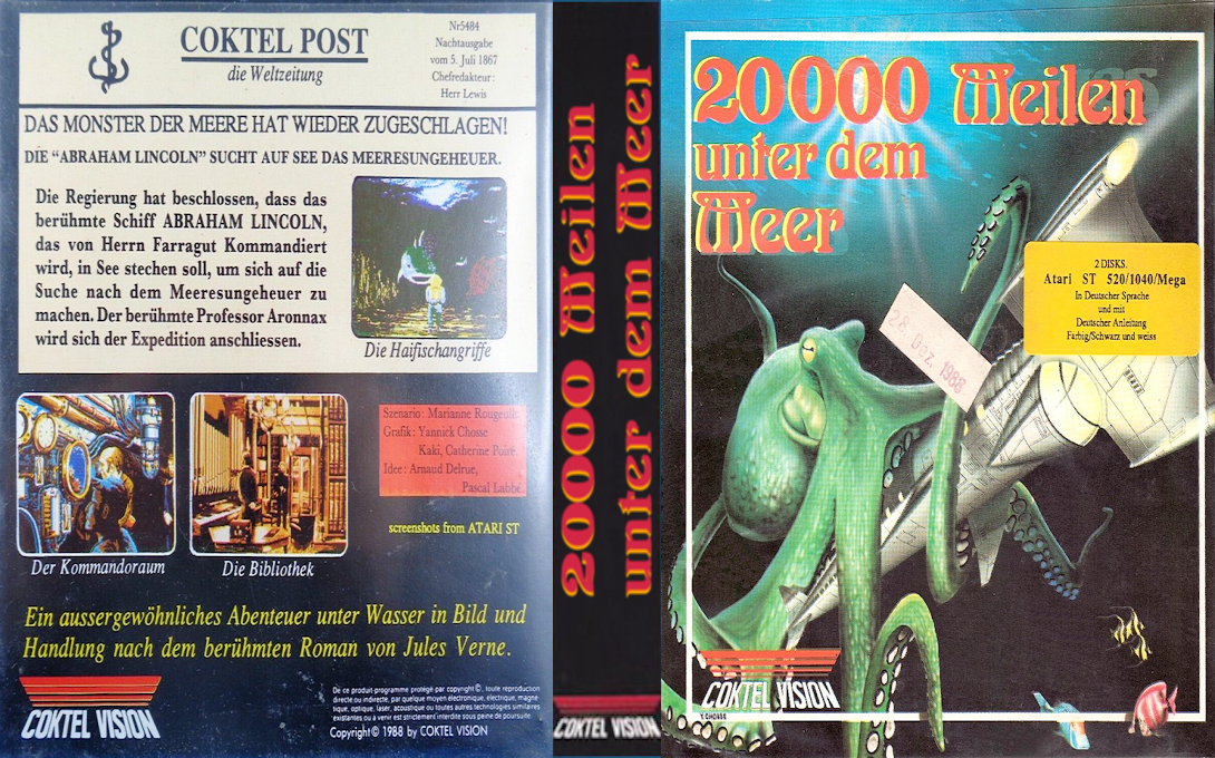 20 000 Leagues Under the Sea — box-texture (DE)